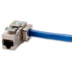 Jack RJ45 AMP Jack Cat 6A Apantallado Entrada Lateral ( 1711343-2 )