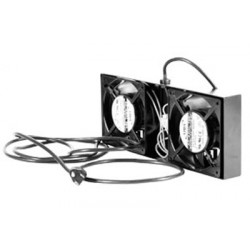 kit de 2 ventiladores para gabinetes con cable de poder