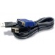 Cable KVM TRENDnet TK-CU06 USB 6-pies para TK-803R / TK-1603R (1.80 mtrs)