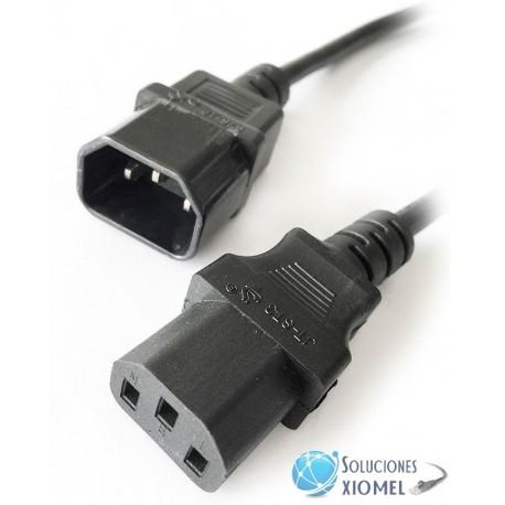 Cable Poder Ups Macho Hembra 3.00 Mts IEC 320 C13 a C14 a UPS