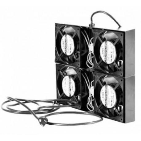 kit de 4 ventiladores para gabinetes con cable de poder
