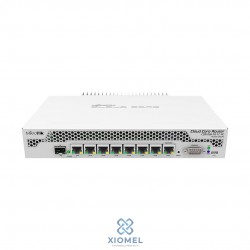 Router Cloud Core MikroTik 7 Puertos Gigabit Ethernet, CPU de 9 núcleos x 1 GHz, 1 GB de RAM