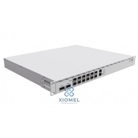 Router Cloud Core MikroTik 12 Puertos 25G SFP28 2 Puertos 100G QSFP28 16 GB de RAM