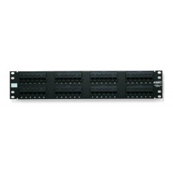 Patch Panel AMP 48 puertos Categoria 6 ( 1375015-2 )