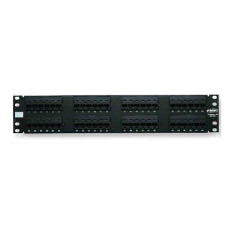 Patch Panel AMP 48 puertos Categoria 6 ( 1375015-2 )