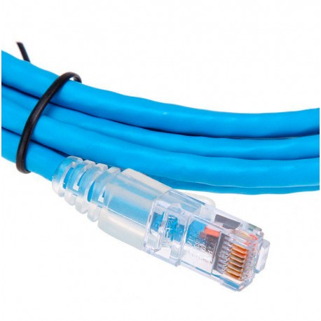 Patch Cord UTP AMP Categoria 6 de 2.1 mts ( 1859247-7 ) Azul / Rojo