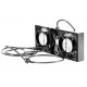kit de 2 ventiladores para gabinetes con cable de poder