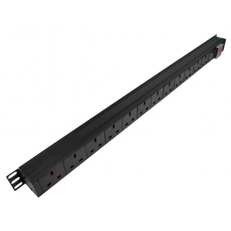 Power Rack Vertical Leviton 12 tomas (PDU ) 15 AMP con tomacorriente