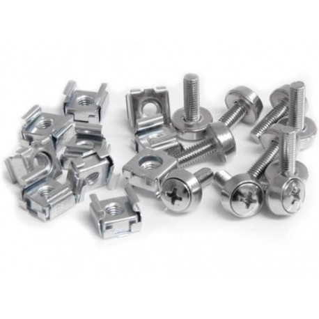 Pernos Enjaulados M6 Paquete de 100 unidades color Plata