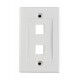 Faceplate 2 puertos Dixon Color Blanco