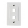 Faceplate 2 puertos Dixon Color Blanco