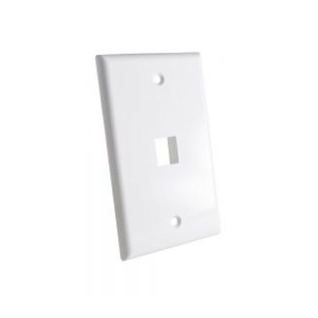 Faceplate 1 puerto Dixon Color Blanco