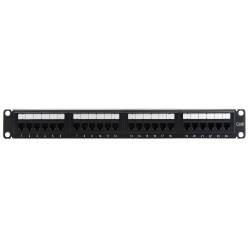 Patch Panel Panduit Netkey 24 puertos Categoria 6 ( NK6PPG24Y )