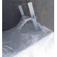 Gabinete de Poste Exterior IP65 8RU Acero Laminado Gris Epoxico