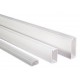 Canaleta pared 15x10 blanco SATRA capacidad 1 cable 2 metros