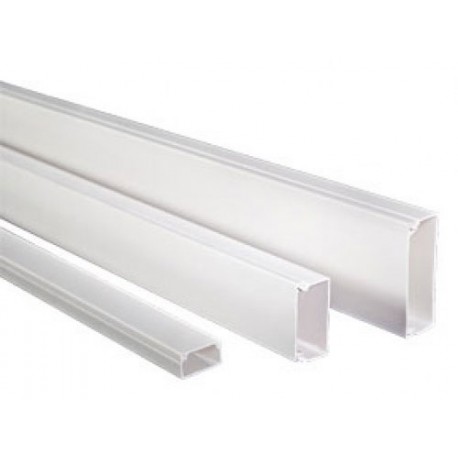 Canaleta pared 15x10 blanco SATRA capacidad 1 cable 2 metros