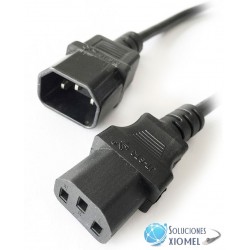 Cable Poder Ups Macho Hembra 1.80 Mts IEC 320 C13 a C14 a UPS