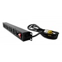 Power Rack 08 tomas (PDU ) 15 AMP con tomacorrientes