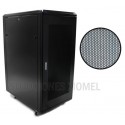 Gabinete de Piso 24RU Vidrio templado 1.20 x 0.60 x 1.07 mts 4 ruedas