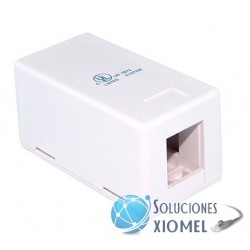 Faceplate 1 puerto Dixon Color Blanco