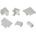 Accesorios Canaleta 39x19 blanco SATRA Curva , Esquinero, Rinconero, union, Tapa