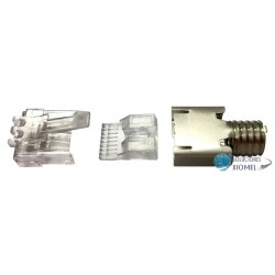 Conector Plug RJ45 Dixon categoria 6 Paquete 100 unidades