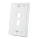 Faceplate AMP CommScope 2 Puertos Blanco Iconeable ( 557505-3 )