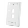 Faceplate AMP CommScope 2 Puertos Blanco Iconeable ( 557505-3 )
