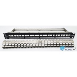 Patch Panel 24 puertos Categoría 6 SATRA SA-305241