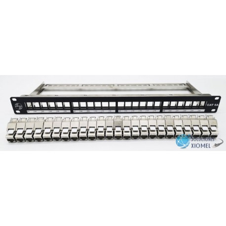 Patch Panel 24 puertos Categoría 6 SATRA SA-305241