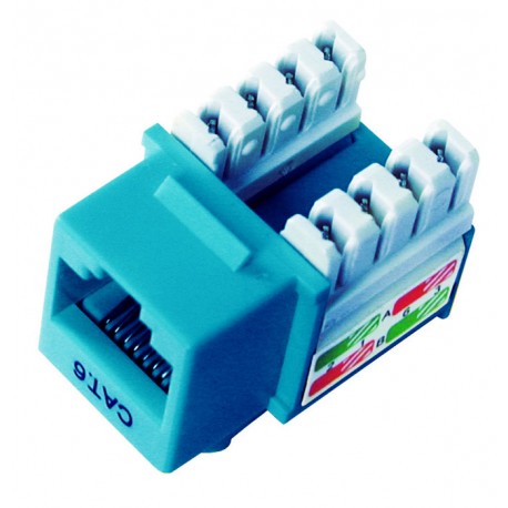 Jack RJ45 Dixon categoria 6A Azul ( 6AKJ18 )