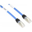Patch Cord Panduit Categoria 6A S/FTP de 3 mts –( STP6X3MBU ) Azul