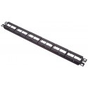 Patch Panel Panduit Mini-Com vacio con Etiqueta de 24 puertos ( CPPL24WBLY )