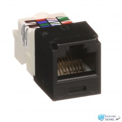 Jack RJ45 Panduit Mini-Com Categoría 6 UTP , Negro ( CJ688TPBL )