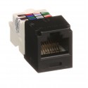 Jack RJ45 Panduit Mini-Com Categoría 6 UTP , Negro ( CJ688TPBL )
