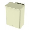 Gabinete de Poste Exterior IP65 Acero Gris Epoxico 35x30x20cm (alto, ancho y prof.)