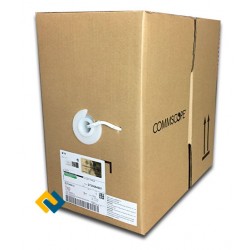 Rollo Cable UTP AMP Categoria 6 23AWG LSZH (Libre de Halogeno) Blanco 305