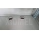 Gabinete de Pared Exterior IP66 12RU Acero Laminado Gris Epoxico