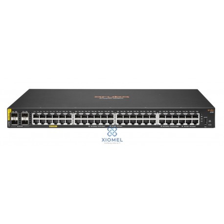 Switch Administrable HP Aruba 6100 48G 4 SFP+ PoE+ 370W Capa 2 ( JL675A )