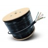 Rollo Cable solido F/UTP Satra 24AWG Exteriores Categoría 6 305 metros ( 0202053010 )