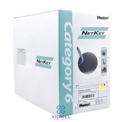 Cable UTP Panduit Netkey categoria 6 305 metros LSZH-1 24AWG (NUL6C04BU-FE)