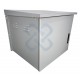 Gabinete de Pared para Exterior IP55 12RU Acero Laminado Gris
