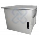 Gabinete de Pared para Exterior IP55 12RU Acero Laminado Gris