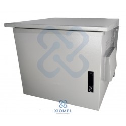 Gabinete de Pared para Exterior IP55 12RU Acero Laminado Gris