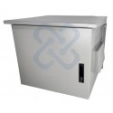 Gabinete de Pared para Exterior IP65 12RU Acero Laminado Gris Epoxico
