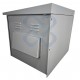 Gabinete de Pared para Exterior IP55 12RU Acero Laminado Gris
