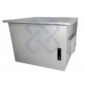 Gabinete de Pared para Exterior IP65 8RU Acero Laminado Gris Epoxico