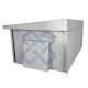 Gabinete de Pared 4RU IP65 para Exterior Acero Laminado Gris Epoxico