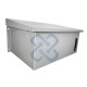 Gabinete de Pared 4RU IP65 para Exterior Acero Laminado Gris Epoxico
