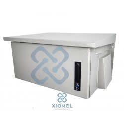 Gabinete de Pared para Exterior IP55 6RU Acero Laminado Gris
